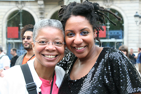 Monique and Toli at the concert